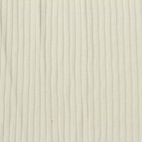Cotton Polyester Rib Knit Fabric, 197 gsm, 140 cm — Beige