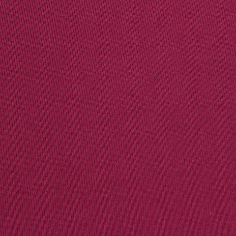 Polyester Stretch Rib Knit Fabric, 300 gsm, 160 cm — Pink
