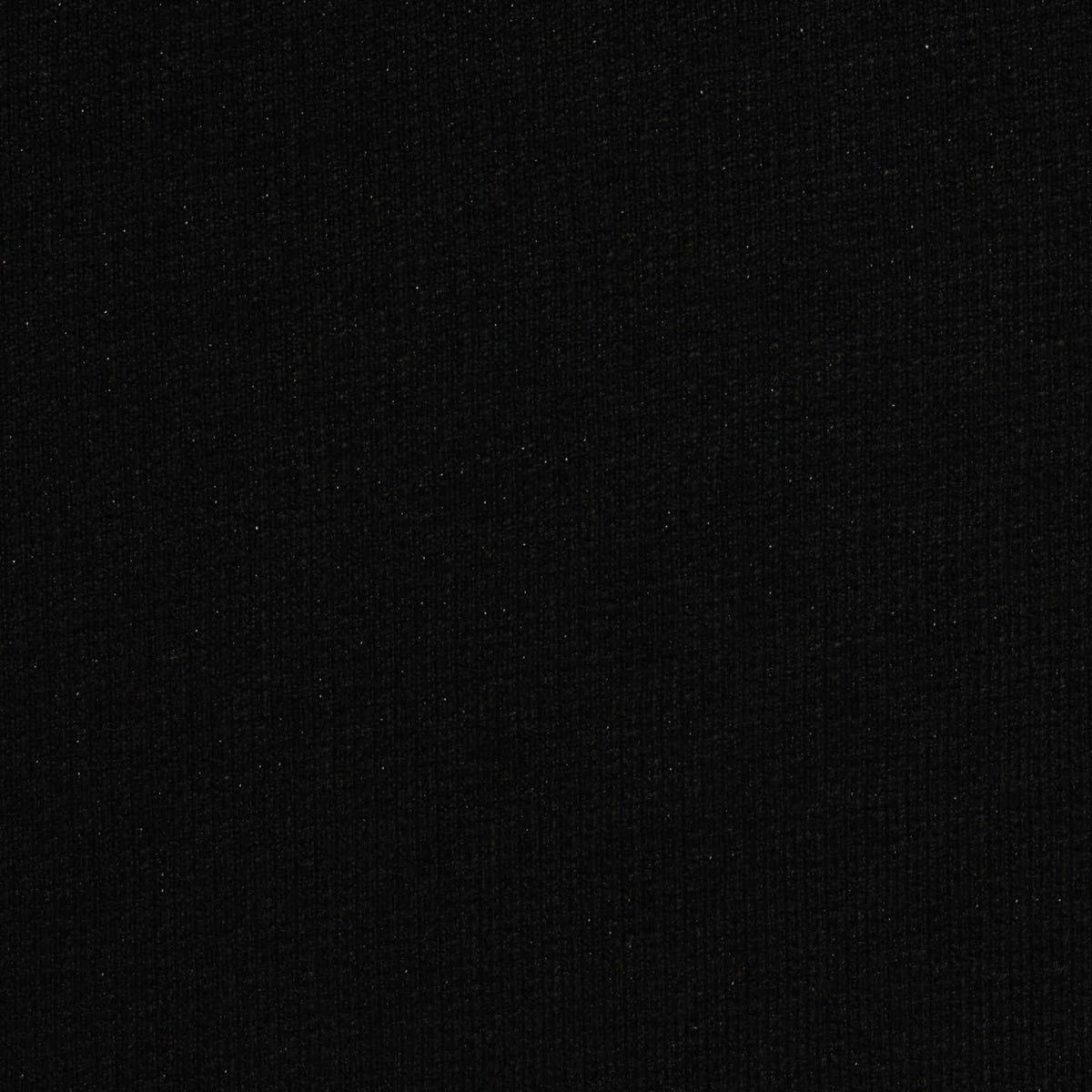 Polyester Stretch Interlock Knit Fabric, 418 gsm, 155 cm — Black
