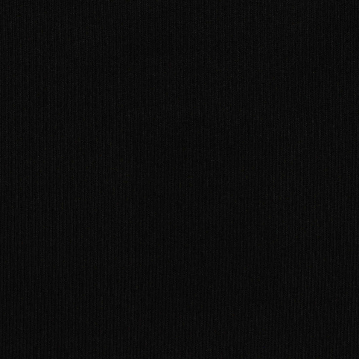 Black Ribbed Rib Knit, Polyester