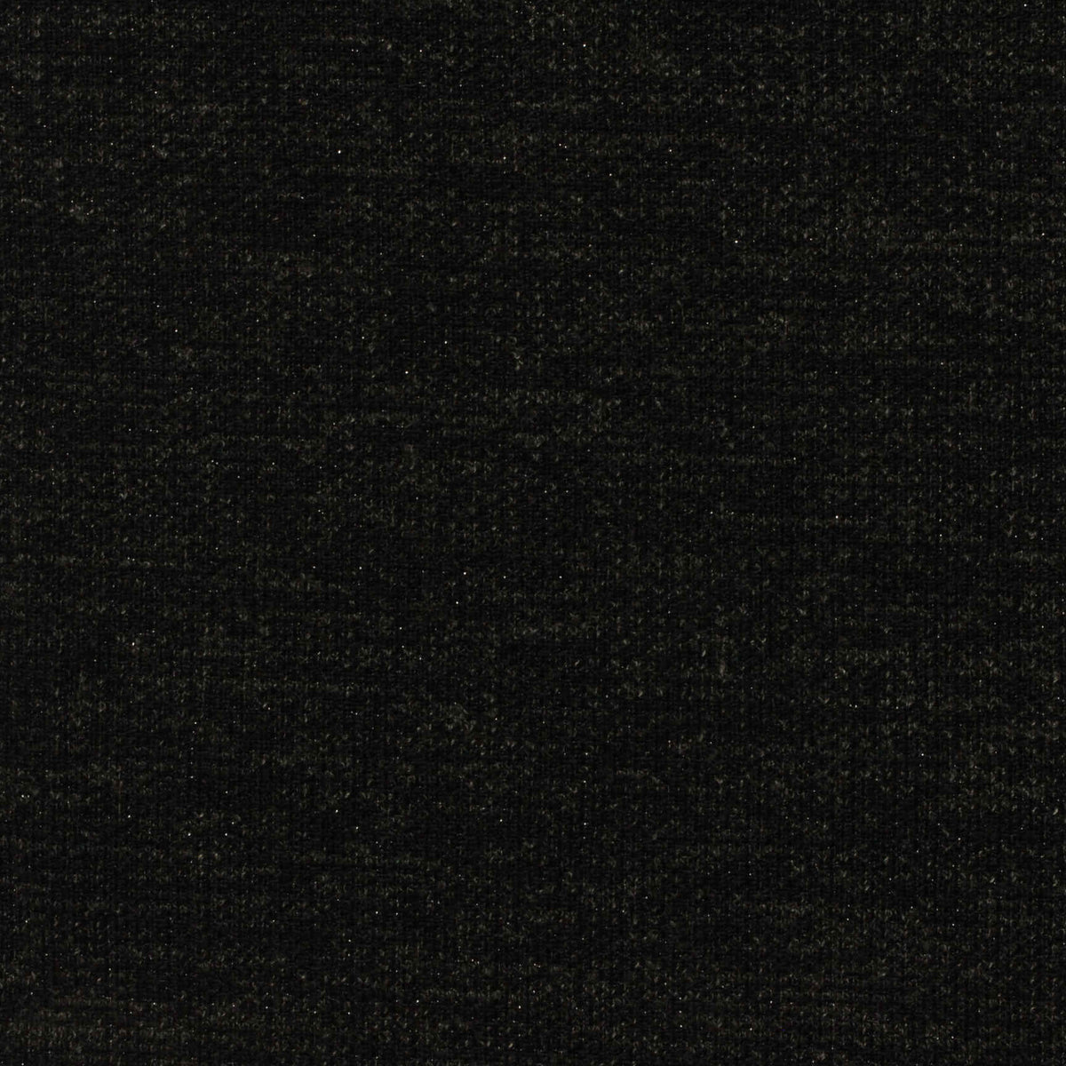Black Marl Interlock Knit, Polyester, 416 gsm