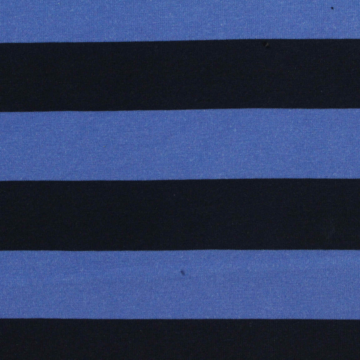 Blue Horizontal-Stripe Jersey Knit