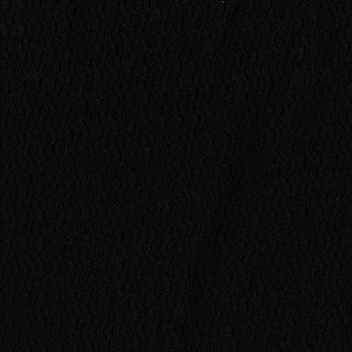 Polyester Stretch Warp Knit Fabric, 143 gsm, 160 cm — Black