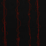 Red Wavy-Line Birdseye Knit, Polyester