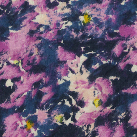 Purple Abstract Knit, Cotton