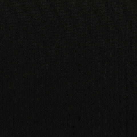 Polyester Stretch Piqué Knit Fabric, 360 gsm, 165 cm — Black