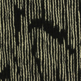Black Vertical-Stripe Warp Knit, Polyester