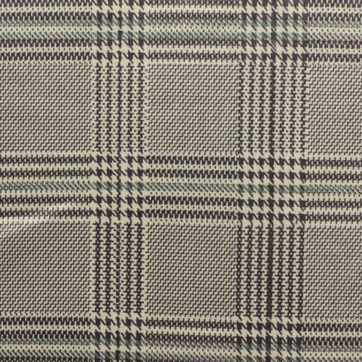Light Beige Plaid Faux Suede, Polyester