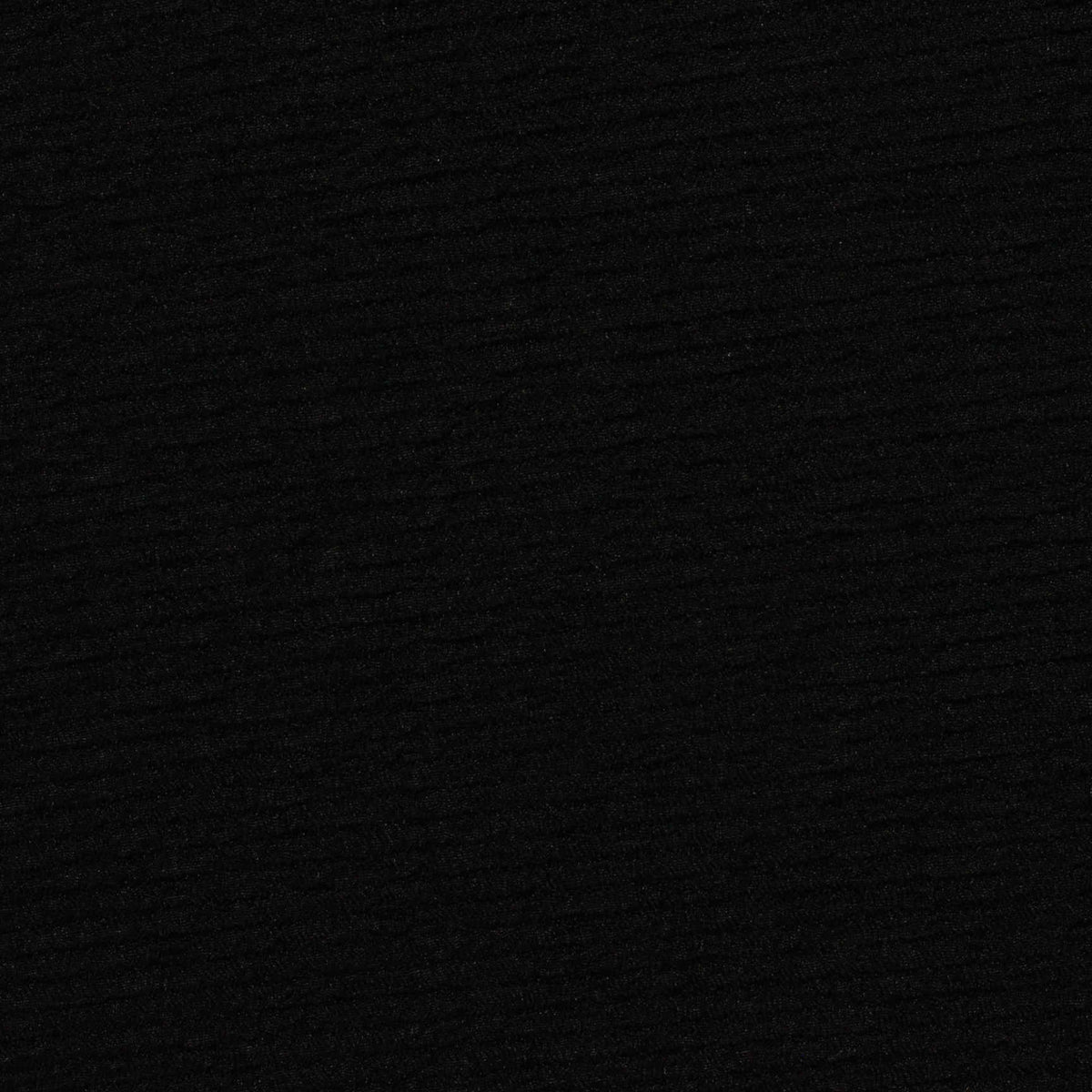 Polyester Stretch Crepe Fabric, 220 gsm, 150 cm — Black