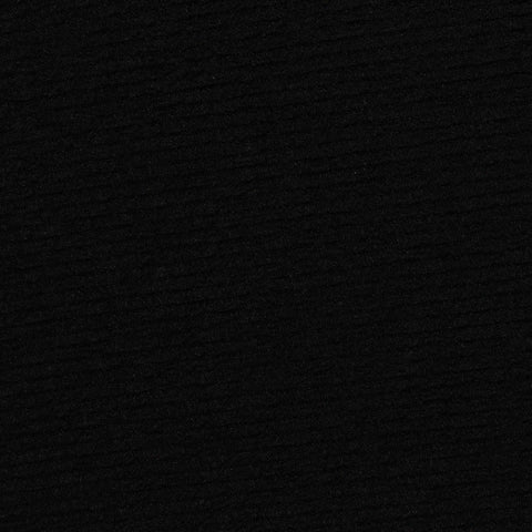 Polyester Stretch Crepe Fabric, 220 gsm, 150 cm — Black