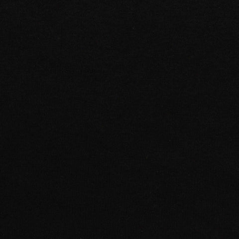 Cotton Scuba Knit Fabric, 220 gsm, 175 cm — Black