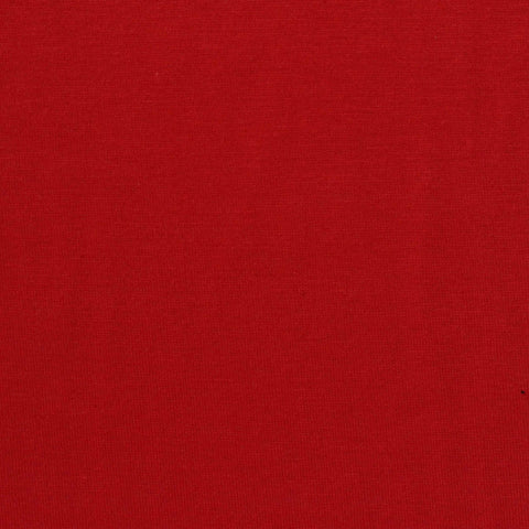 Polyester Cotton Jersey Knit Fabric, 170 gsm — Red
