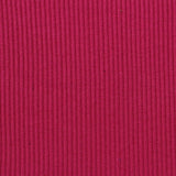 Brushed Viscose Polyester Stretch Rib Knit Fabric, 281 gsm, 150 cm — Pink