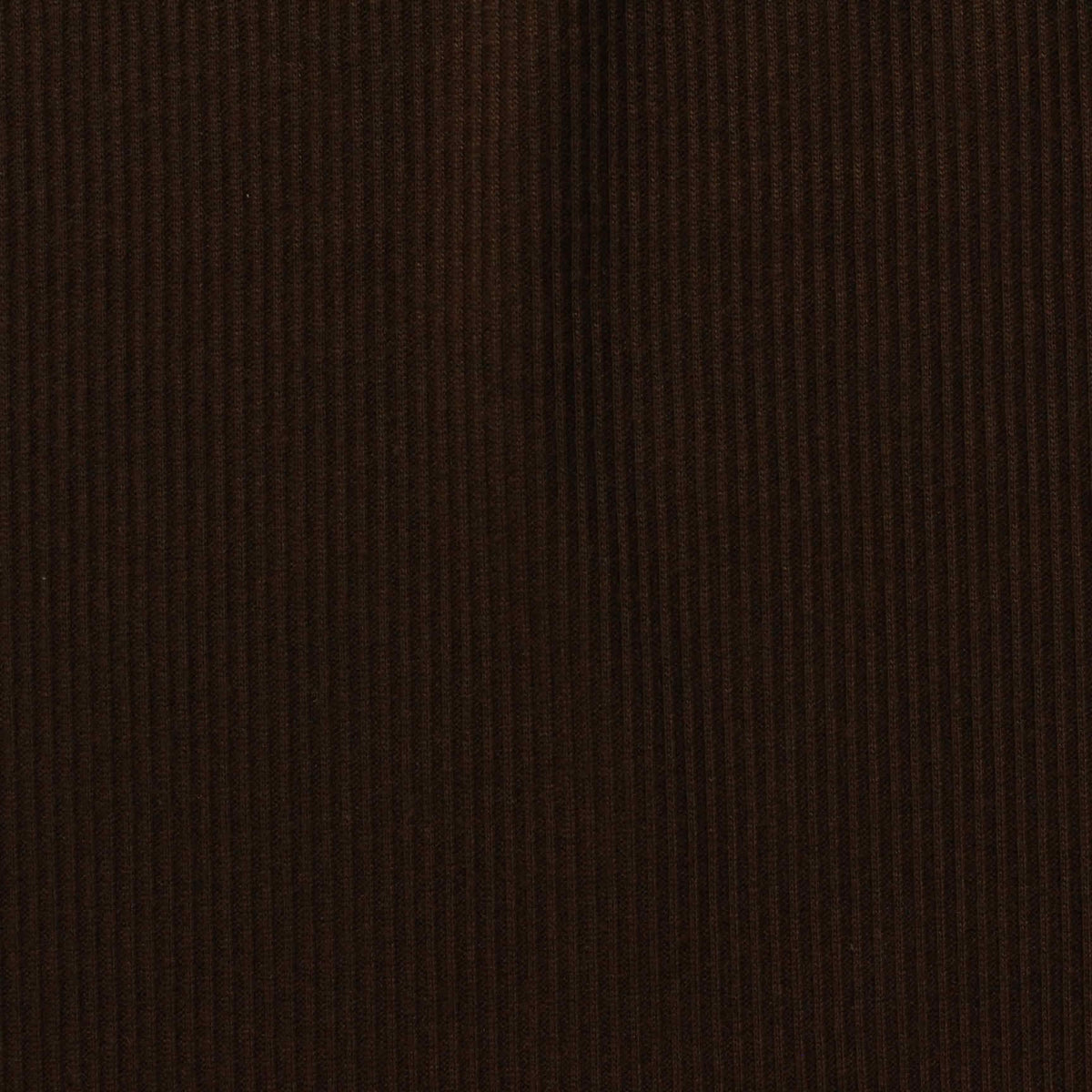 Dark Brown Ribbed Rib Knit, Polyester