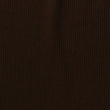 Polyester Stretch Rib Knit Fabric, 255 gsm, 155 cm — Brown