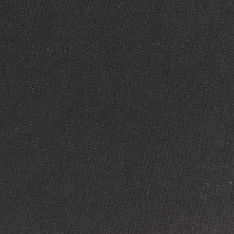 Polyester Stretch Ponte Knit Fabric, 365 gsm, 160 cm — Black