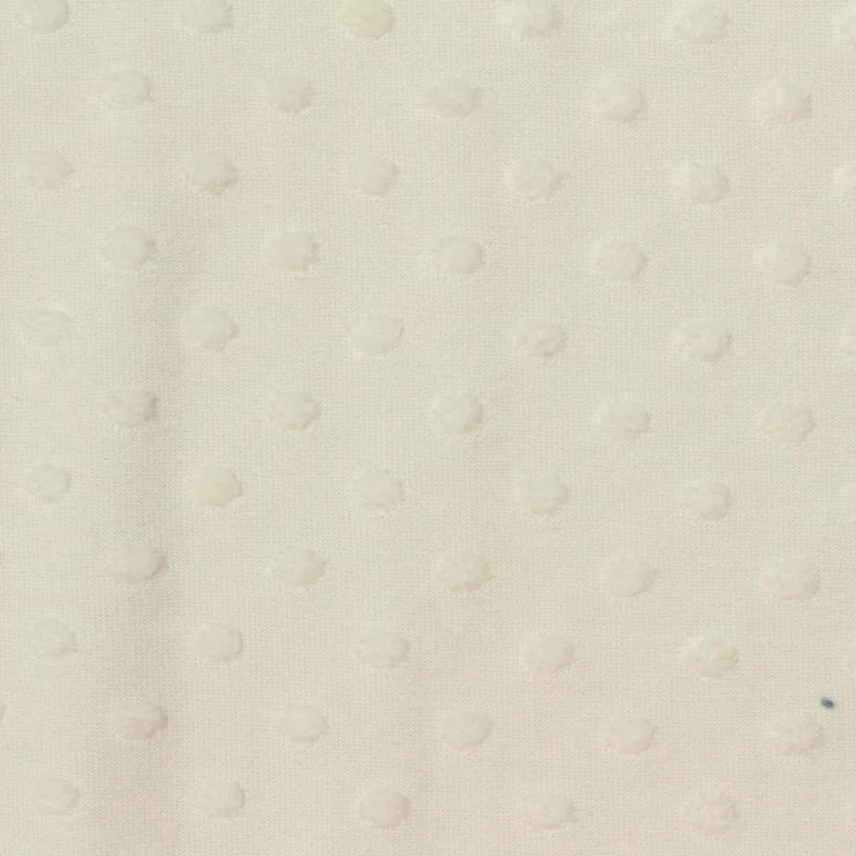 Cream Dot Jacquard, Cotton-Poly