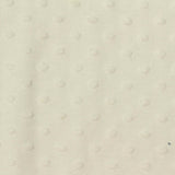Cream Dot Jacquard, Cotton-Poly