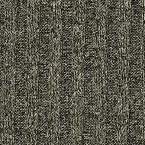 Heathered Grey Marl Rib Knit, Poly-Viscose, 240 gsm, 150 cm