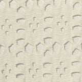 Off-White Floral Jacquard, Polyester — texture