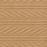 Beige Horizontal-Band Interlock Knit, Polyester — texture