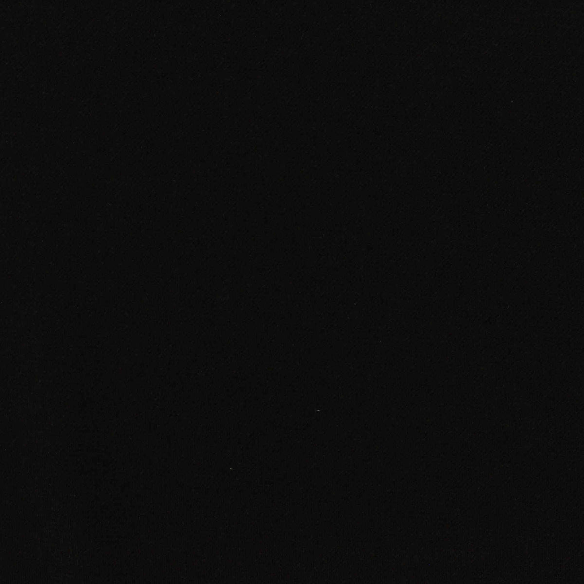100% Polyester Interlock Knit Fabric, 240 gsm, 145 cm — Black