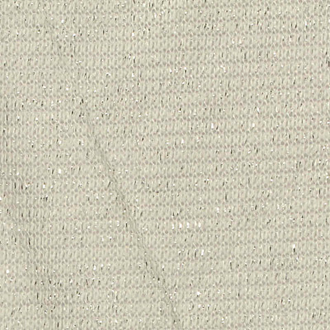 Polyester Metallic Chunky Knit Fabric, 185 gsm, 165 cm — Beige