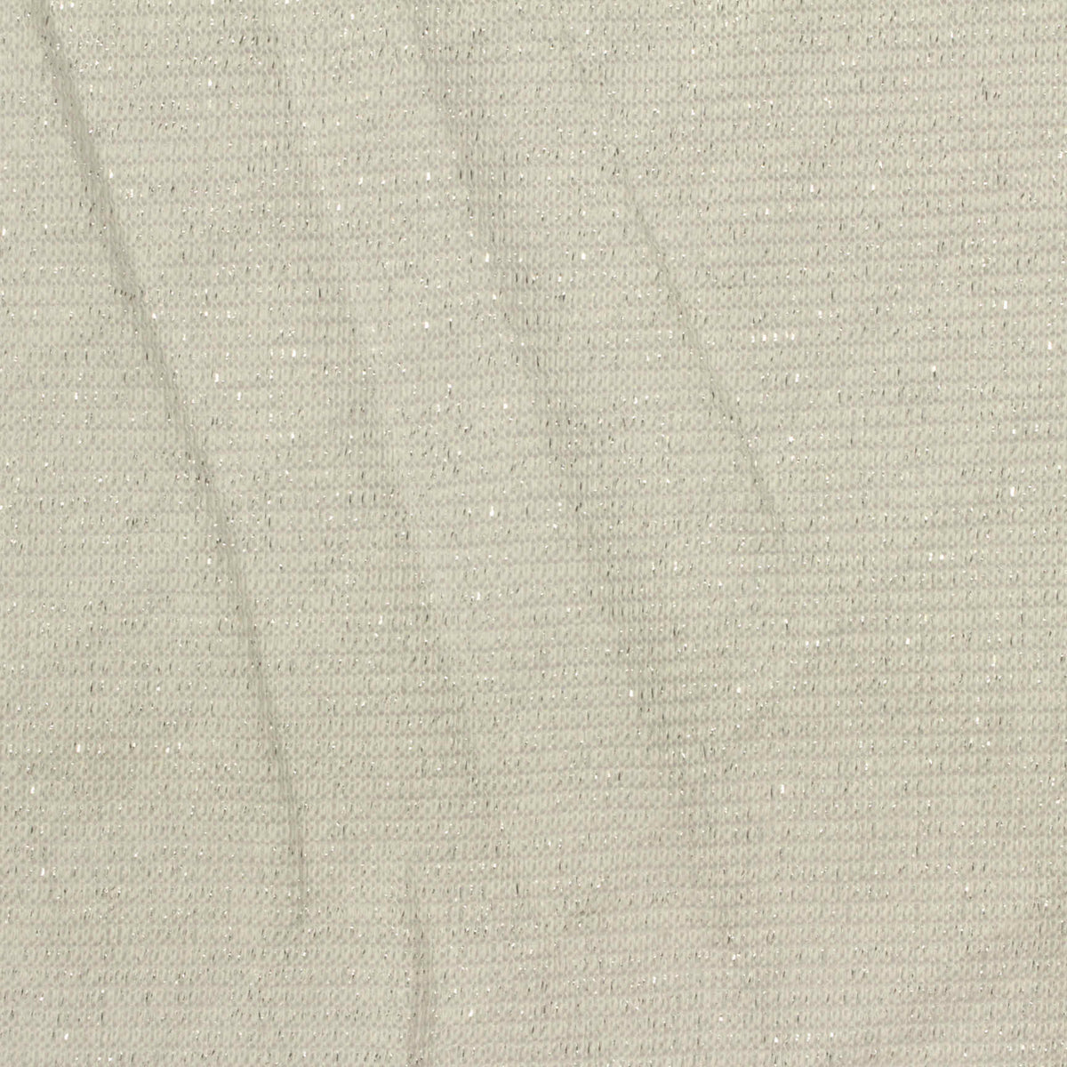 Polyester Metallic Chunky Knit Fabric, 185 gsm, 165 cm — Beige