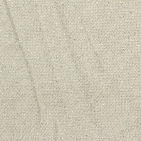 Polyester Metallic Chunky Knit Fabric, 185 gsm, 165 cm — Beige