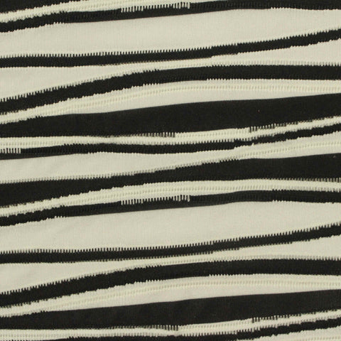 Black Zebra Jacquard, Polyester, 245 gsm