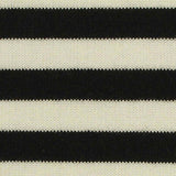 Black Horizontal-Stripe Chunky Knit, Poly-Viscose — texture