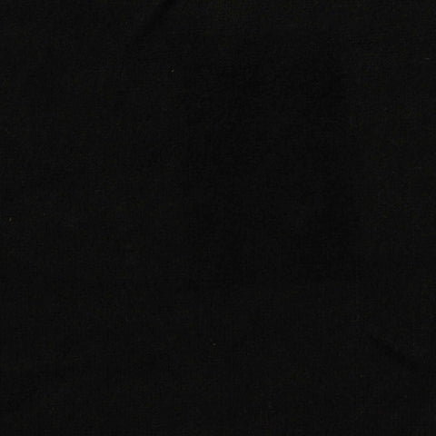 Brushed Viscose Polyester Stretch Chunky Knit Fabric, 180 gsm, 165 cm — Black