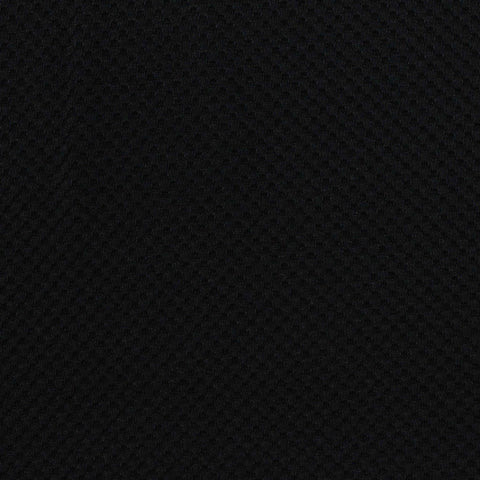 Polyester Stretch Knit Fabric, 275 gsm, 145 cm — Black