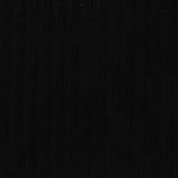 Cotton Stretch Rib Knit Fabric, 200 gsm, 155 cm — Black
