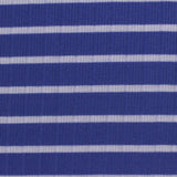 Blue Horizontal-Stripe Rib Knit, Polyester