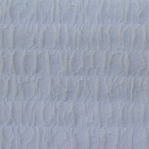 Jacquard Polyester Stretch Knit Fabric, 195 gsm, 135 cm — Blue