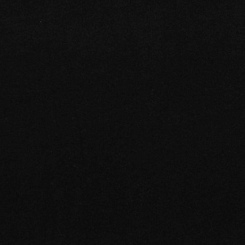 Polyester Stretch Milk Silk Knit Fabric, 150 gsm, 160 cm — Black