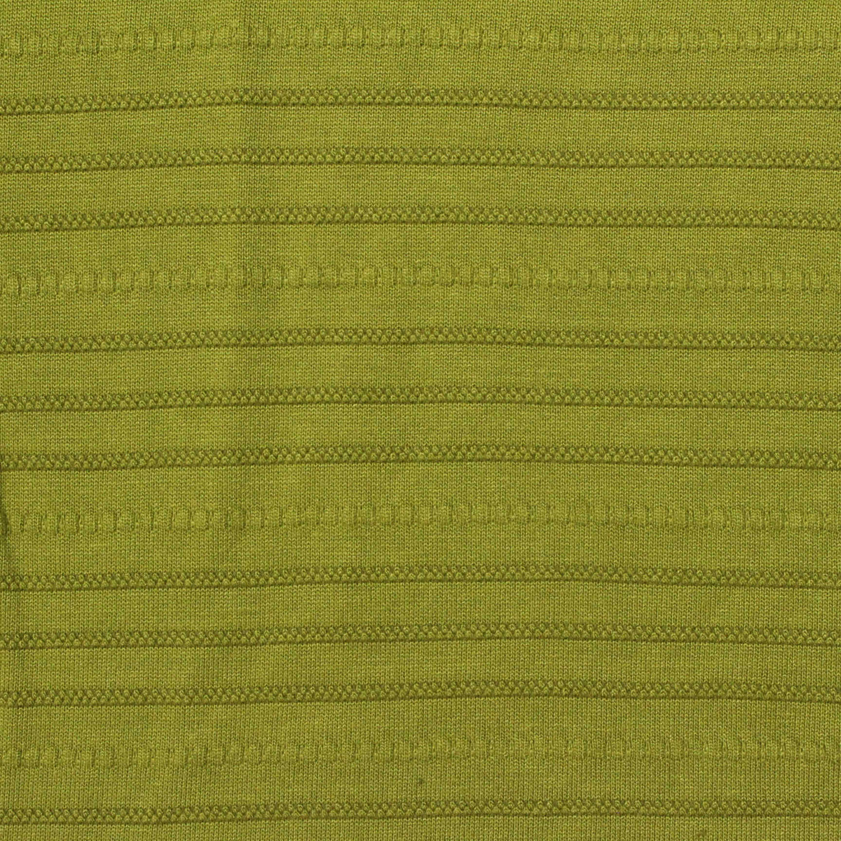 Green Horizontal-Stripe Jacquard, Viscose-Poly