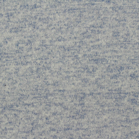 Light Blue Marl Chunky Knit, Viscose-Poly, 185 gsm