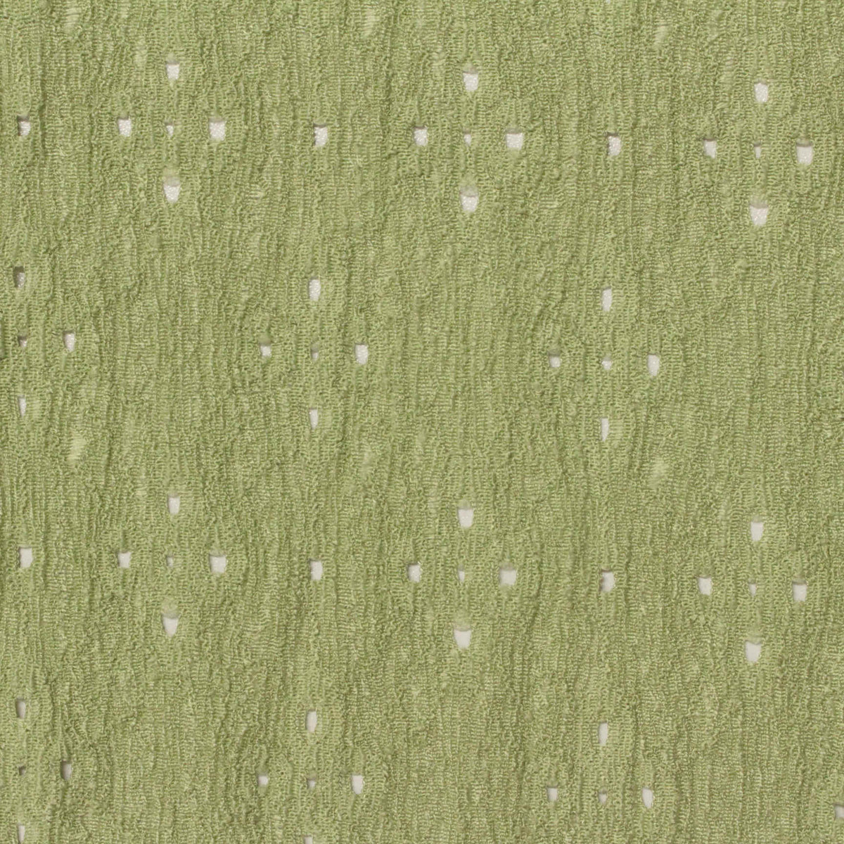 Green Textured Warp Knit, Polyester