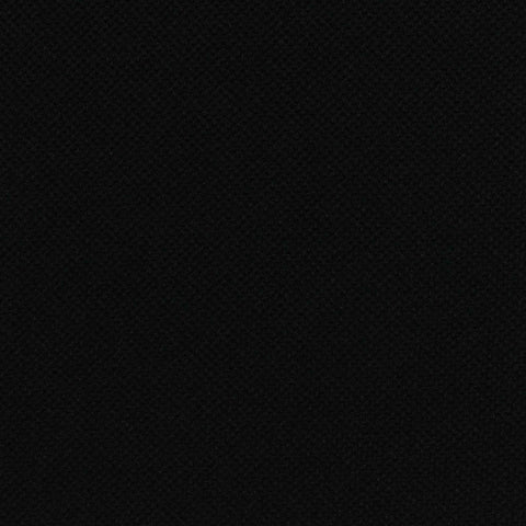 100% Polyester Interlock Knit Fabric, 235 gsm, 160 cm — Black