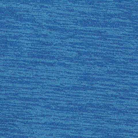 Blue Heathered-Marl Jersey Knit, Polyester, 145 gsm