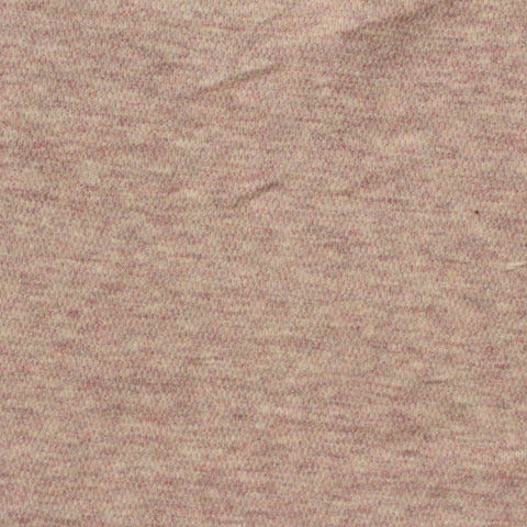 Pink Marl Interlock Knit, Cotton-Modal