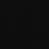 Rib Knit Fabric, 260 gsm, 120 cm — Black