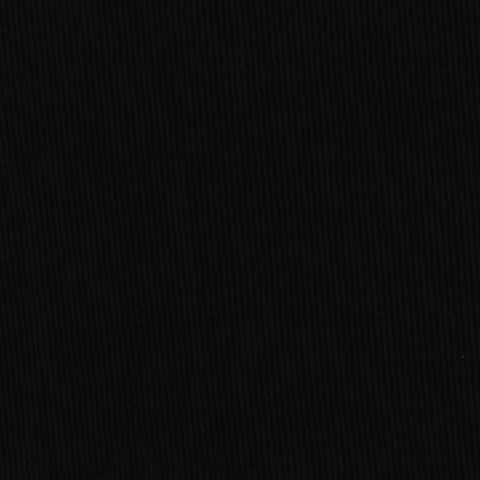 Polyester Stretch Milk Silk Knit Fabric, 165 gsm, 170 cm — Black