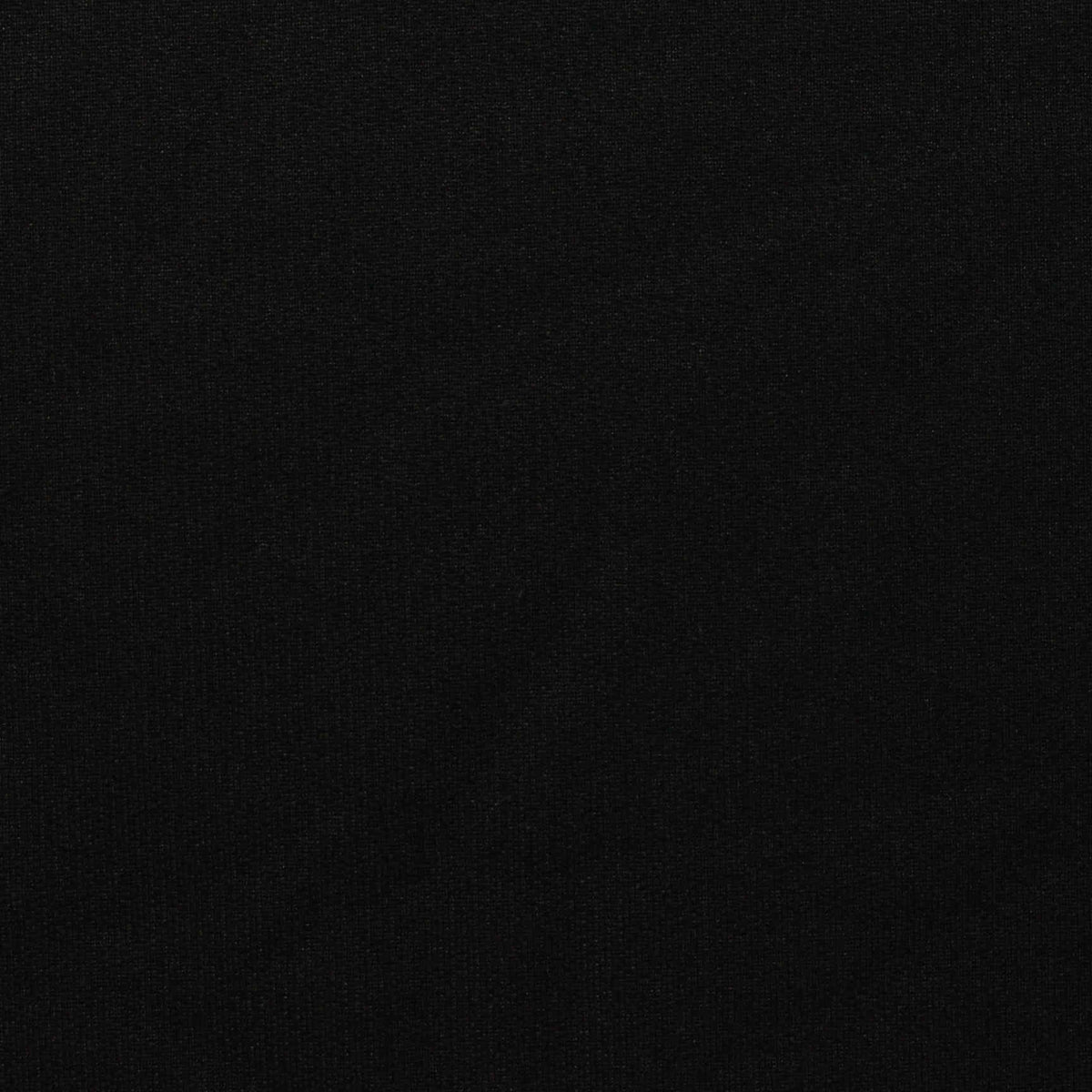 Brushed 100% Polyester Jersey Knit Fabric, 211 gsm, 150 cm — Black