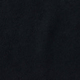 100% Polyester Fleece Fabric, 200 gsm, 150 cm — Black