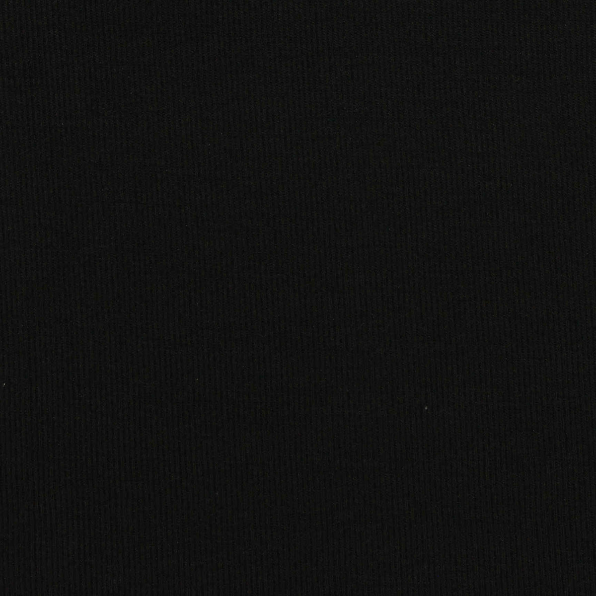 Washed Modal Polyester Rib Knit Fabric, 175 gsm, 150 cm — Black