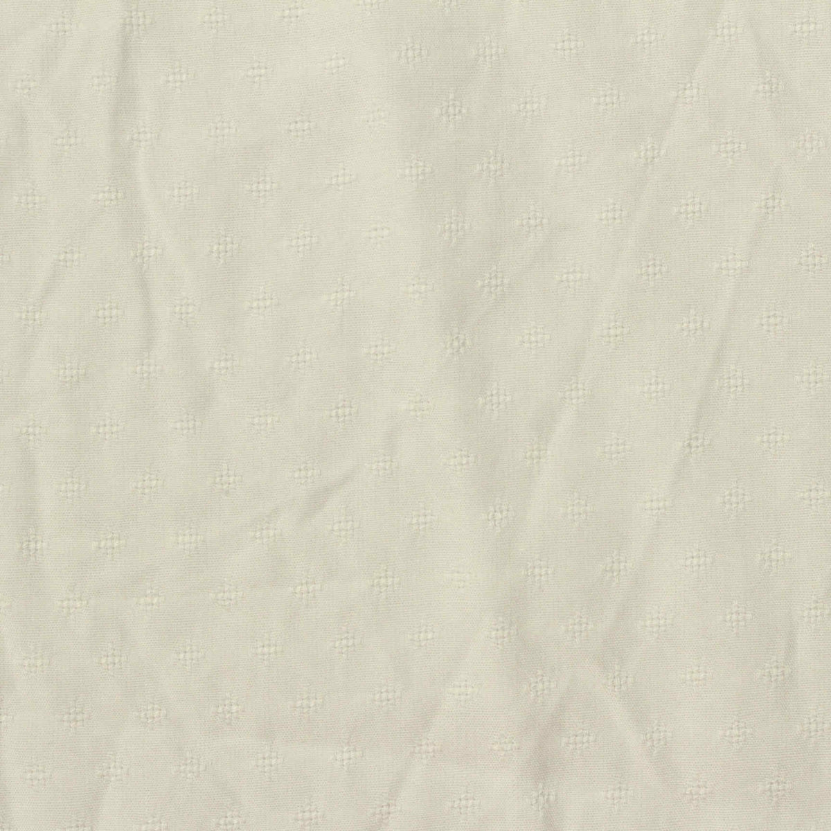 Off-White Diamond Jacquard, Cotton-Viscose