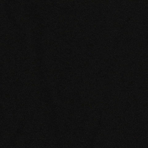 Rib Knit Fabric, 400 gsm, 150 cm — Black
